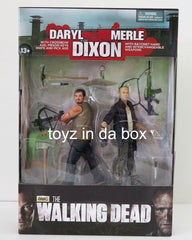 Mcfarlane Toys Daryl + Merle Dixon 2 Pack AMC The Walking Dead Action Figures - Toyz in the Box