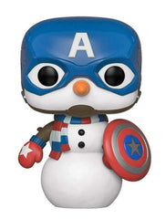 Funko Pop Marvel Holiday Captain America (Snowman) 532 Vinyl Figure - Toyz in the Box