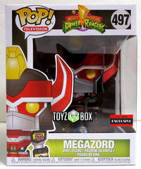 Funko Pop Power Rangers Megazord Metallic AAA Exclusive 497 Vinyl Figure - Toyz in the Box