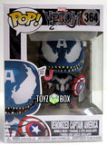 Funko Pop Marvel Venomized Captain America 364 Vinyl Figure - Toyz in the Box