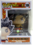 Funko Pop Dragon Ball Super Ultra Instinct Goku 386 Vinyl Figure - Toyz in the Box