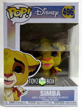 Funko Pop Disney Lion King Simba 496 Vinyl Figure - Toyz in the Box