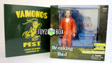 Mezco Jesse Pinkman with Orange Hazmat Suit EE Exclusive Vamonos Pest Breaking Bad Action Figure - Toyz in the Box