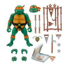Super 7 Teenage Mutant Ninja Turtles Ultimates Michelangelo Action Figure
