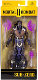 Mcfarlane Toys Mortal Kombat Sub Zero (Winter Purple Variant) Action Figure