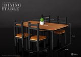 1/12 Action Figure Accesories DP-003 Diorama Props Dining Table Set