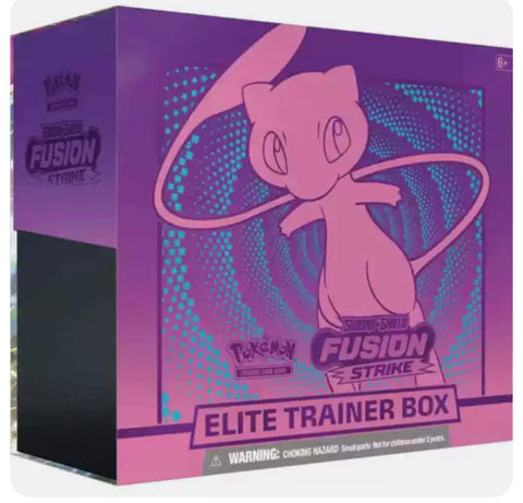 POKEMON Fusion Strike ETB Elite Trainer Box BOOSTER PACK Toyz in the Box POKEMON Fusion Strike ETB Elite Trainer Box BOOSTER PACK Toyz in the Box