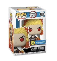 Funko Pop Demon Slayer Kyojuro Rengoku Walmart Exclusive 1308 Vinyl Figure