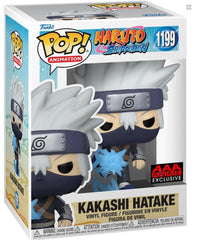 Funko Pop Naruto Shippuden Young Kakashi Hatake with Chidori AAA Exclusive 1199 Vinyl Figure