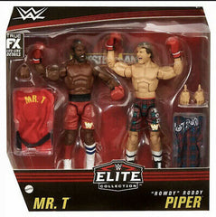 Mattel WWE Elite Mr. T & Rowdy Roddy Piper 2 Pack Action Figure