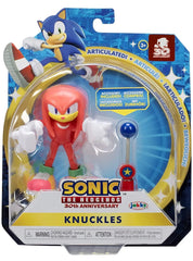 Jakks Pacific Sonic The Hedgehog Neon Knuckles with Checkpoint Action Figure