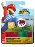 Jakks Pacific Super Mario Piranha Plant with Question Block Action Figure