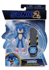 Jakks Pacific Sonic The Hedgehog 2 Movie Sonic Snowrider Action Figure