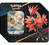 POKEMON Crown Zenith Galarian Zapdos Tin 5 BOOSTER PACK