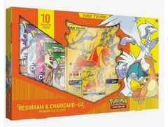 POKEMON Reshiram & Charizard GX Premium Collection Tag Team 10 BOOSTER PACK