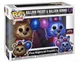 Funko Pop Five Nights at Freddy Balloon Freddy & Balloon Bonnie Target Con Exclusive Vinyl 2 pack Figure