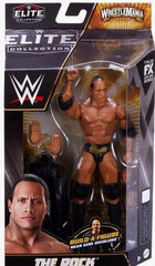 Mattel WWE Elite Collection Mean Gene Okerlund BAF The Rock Action Figure