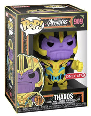 Funko Pop Marvel Blacklight Thanos Target Exclusive 909 Vinyl Figure