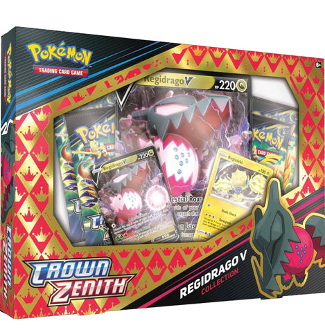 POKEMON Crown Zenith Regridago V Box BOOSTER PACK Toyz in the Box POKEMON Crown Zenith Regridago V Box BOOSTER PACK Toyz in the Box