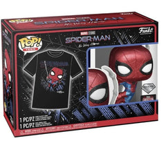 Funko Pop Tees XL Spider-Man No Way Home Diamond Collection Target Con Exclusive Vinyl Figure