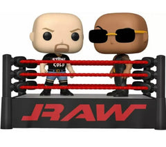 Funko Pop Moment WWE Stone Cold Steve Austin and The Rock Vinyl Figure