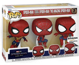Funko Pop Spider-Man No Way Home 3 Pack Amazon Exclusive Vinyl Figure